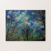 Mystical Celestial Forest Trees Natuur Legpuzzel (Horizontaal)