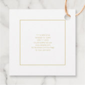 Mystical Celestial Moon Phase Amethyst Spiritueel Bedankjes Labels (Achterkant)