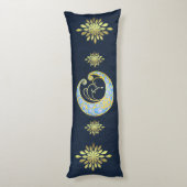 Mystical Celtic Moon Lichaamskussen (Achterkant (Verticaal))