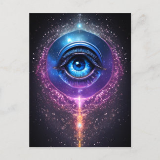 Mystical Cosmic Eye Briefkaart