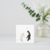 Mystical Cosmic Square Visitekaartje (Staand voorkant)