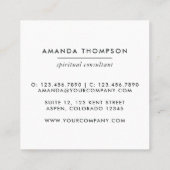 Mystical Cosmic Vierkante Visitekaartje (Achterkant)