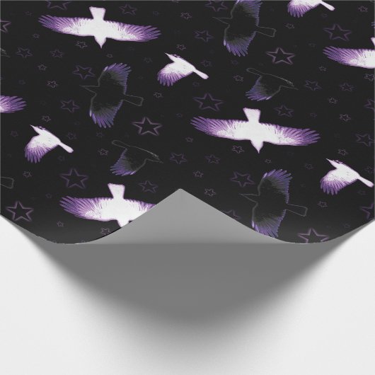 Mystical Crows Wrapping Paper Cadeaupapier (Hoek)