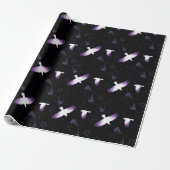 Mystical Crows Wrapping Paper Cadeaupapier (Uitgerold)