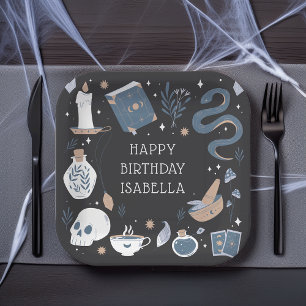 Mystical Crystal Fortune Teller Birthday Party Papieren Bordje