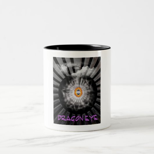 Mystical Dragon Eye Tweekleurige Koffiemok (Center)