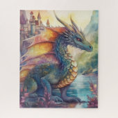 Mystical Dragon Jigzaag Puzzle Legpuzzel (Verticaal)