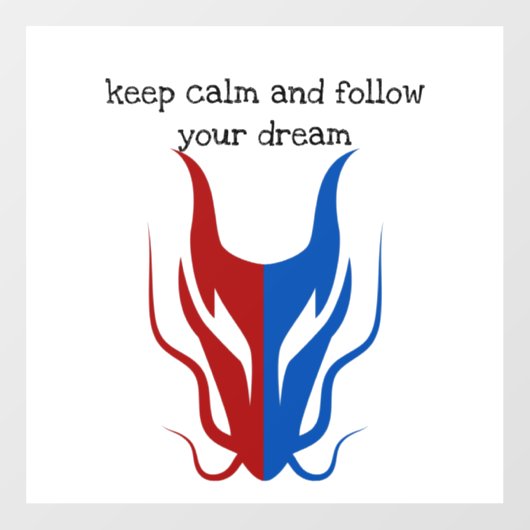 Mystical Dragoon Fantasy Raamsticker (Vel)