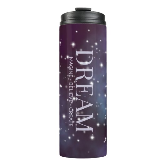 Mystical Dream Dusty Violet Thermosbeker (Voorkant)
