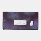 Mystical Dusty Violet Galaxy Bureaumat (Keyboard & Muis)