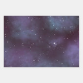 Mystical Dusty Violet Galaxy Inpakpapier Vel (Voorkant)