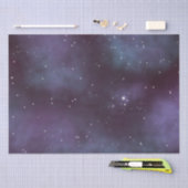Mystical Dusty Violet Galaxy Tissuepapier (Craft)