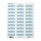 Mystical Elf Fairy Magical Mushroom Etiket (Full Sheet)