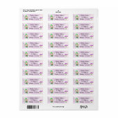 Mystical Elf Fairy Magical Mushroom Etiket (Full Sheet)