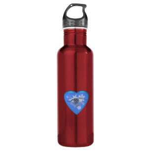 Mystical Eye Floral Heart Waterfles