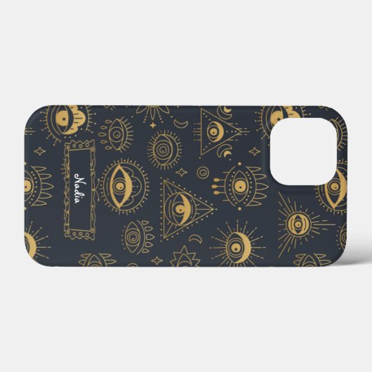 Mystical Eye Pattern iPhone case,  patroon Case-Mate iPhone Case (Achterkant (horizontaal))