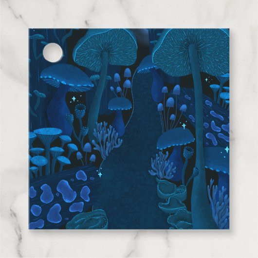 Mystical Fairy Mushroom Woodland Bedankjes Labels (Voorkant)