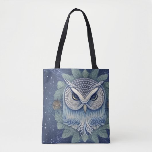 Mystical Fantasy Forest Owl Draagtas (Voorkant)