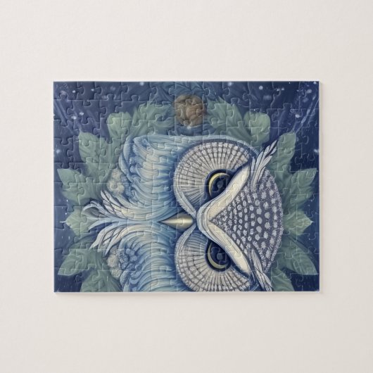 Mystical Fantasy Forest Owl Legpuzzel (Horizontaal)