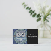 Mystical Fantasy Forest Owl Visitekaartje (Staand voorkant)
