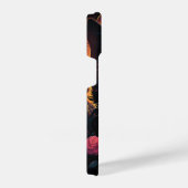 Mystical Feline Elegance Amidst Roses iPhone Hoesje (Rechterkant)