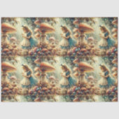 Mystical Forest Alice and Mushrooms Decoupage Tissuepapier (Voorkant)