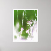 Mystical Forest Bloom – Boho Flowers & Trees Canvas Afdruk (Voorkant)