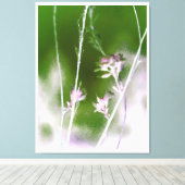 Mystical Forest Bloom – Boho Flowers & Trees Canvas Afdruk (Insitu (Houten vloer))