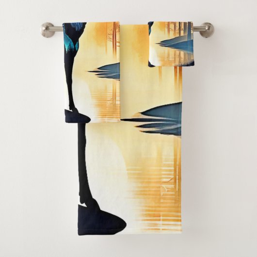 Mystical Forest Deer Bad Handdoek (Insitu)