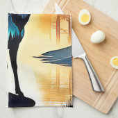 Mystical Forest Deer Theedoek (Quarter Fold)