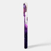 Mystical Galaxy Cat Phone Case – Purple Cosmic Art (Achterkant / Links)