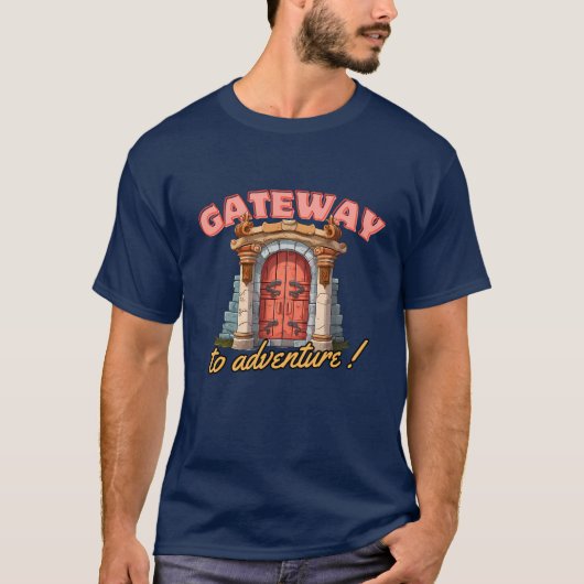 Mystical Gateway to Quests T-shirt (Voorkant)