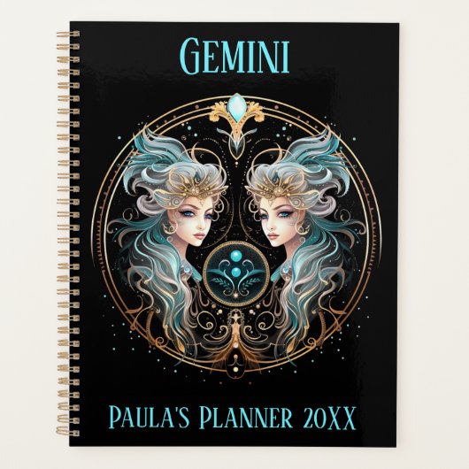 Mystical Gemini Zodiac Artwork  (Devant)
