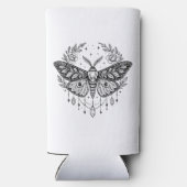 Mystical Gothic Moth Botanical Celestial Line Art  (Achterkant)