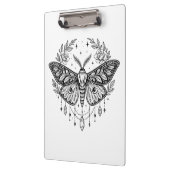 Mystical Gothic Moth Botanical Celestial Line Art Klembord (Links)