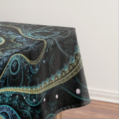 Mystical Grand Royal Julian Fractal Mandala Art Tafelkleed (Voorbeeld)