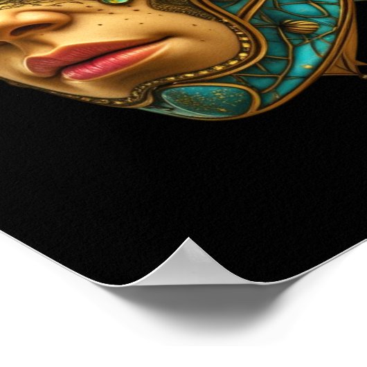 Mystical Guardian Vision - Fantasy Graphic Art Poster (Hoek)