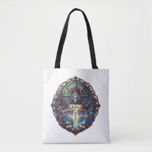 Mystical Hemel Frame Grafische T-Shirt Draagtas