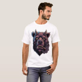 Mystical Horned Bear T-Shirt  (Voorkant volledig)
