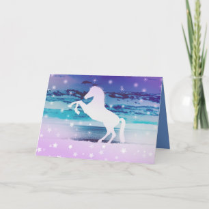 Mystical Horse Feestdagen Kaart