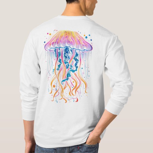 Mystical Jellyfish Glow T-Shirt (Achterkant)