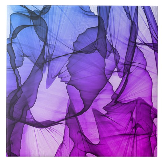 Mystical Layer of Plum Tegeltje (Voorkant)