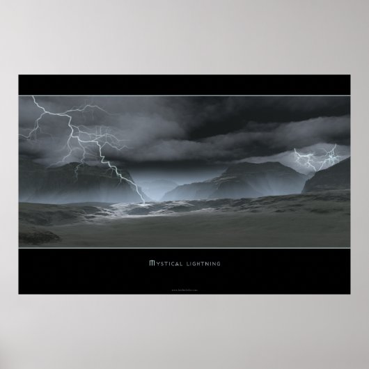 Mystical Lightning Poster (Voorkant)