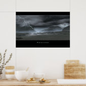 Mystical Lightning Poster (Keuken)