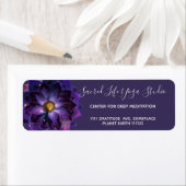 Mystical Lotus flower Mandala, New age Etiket (Insitu)