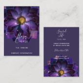 Mystical Lotus Flower Mandala | NEW AGE Visitekaartje (Voorkant / Achterkant)