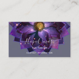 Mystical Lotus Flower Mandala | NEW AGE Visitekaartje