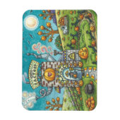 Mystical Magic Pie Factory HALLOWEEN Magnet Magneet (Verticaal)