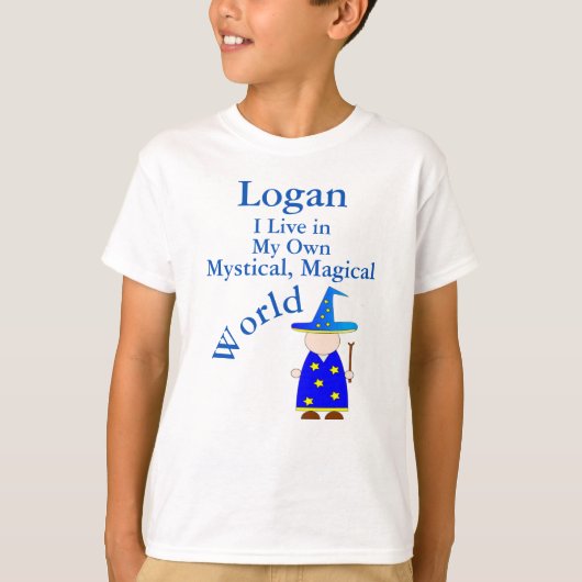 Mystical Magical World T-shirt Magic Wizard (Devant)