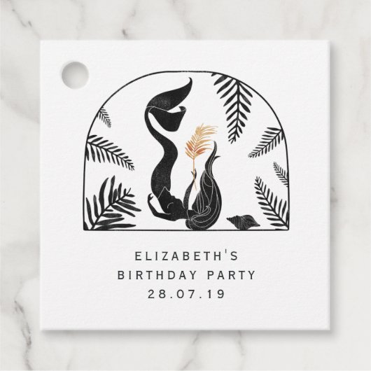 Mystical Mermaid Bedankjes Labels (Voorkant)